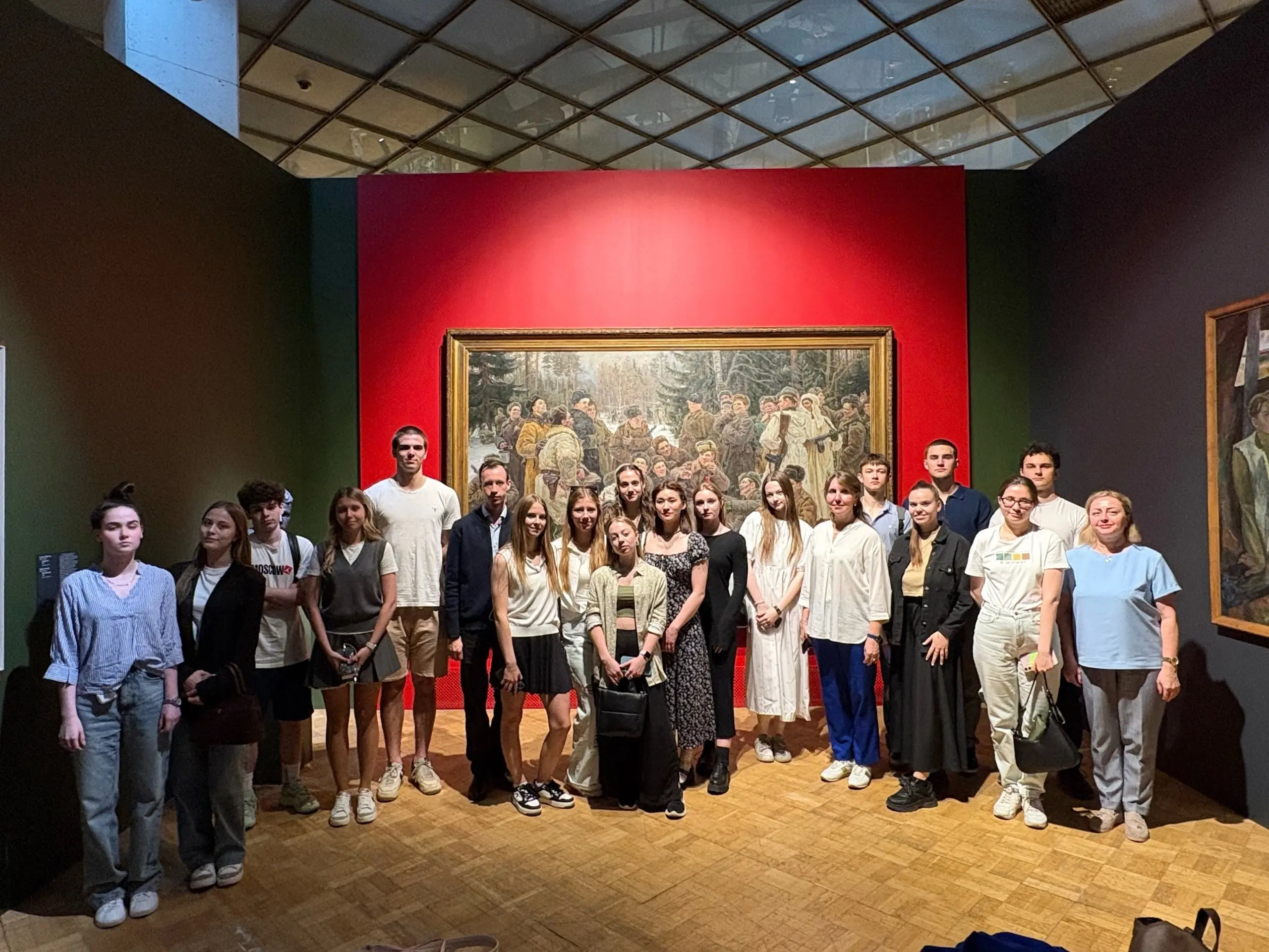 Студенты МПГУ приняли участие в мастер-классе «Формирование образа защитника Отечества на материалах произведений живописи»